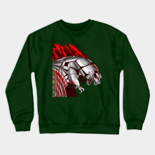 mechagojira mechagodzilla ecopop kaiju art Crewneck Sweatshirt